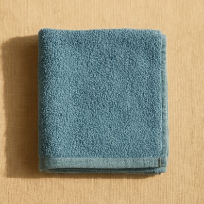 Toalla de algodón azul